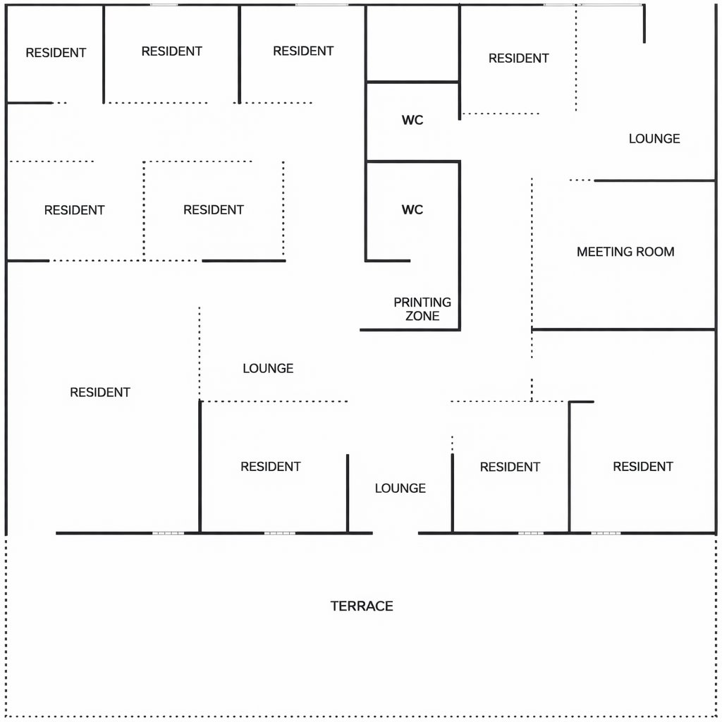 R House coworking space Riyadh