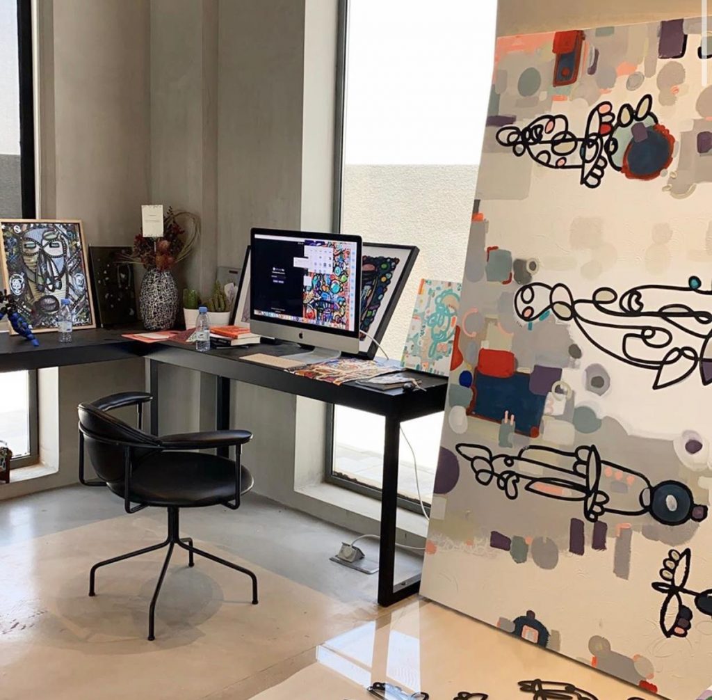 Creative studio office space at R House for entrepreneurs and innovators